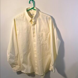 Van Heusen Cream Casual Button Down Shirt